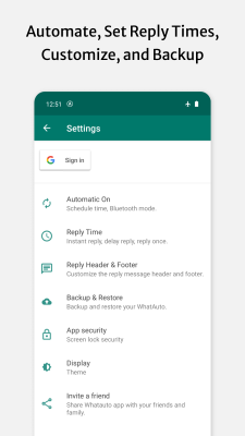 Скриншот приложения Whatauto - Auto Reply - №8