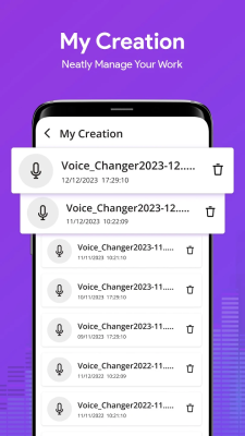 Скриншот приложения AI Voice Changer Sound Effects - №6
