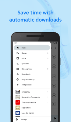 Скриншот приложения AntennaPod - №4