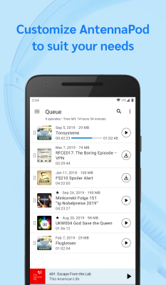 Скриншот приложения AntennaPod - №5