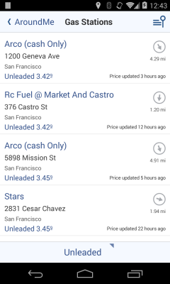 Скриншот приложения AroundMe - №3