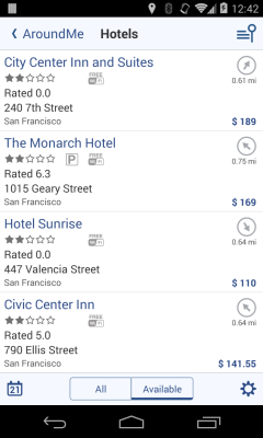 Скриншот приложения AroundMe - №4