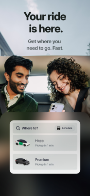 Скриншот приложения Hopp: Get a Ride - №1