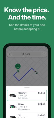 Скриншот приложения Hopp: Get a Ride - №4
