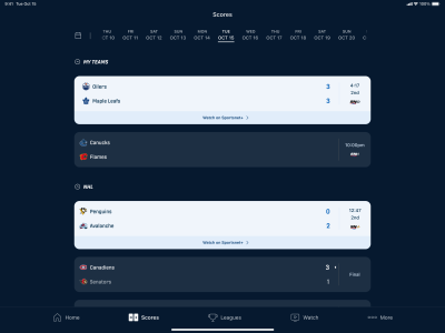 Скриншот приложения Sportsnet - №7