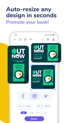 Скриншот приложения Book Cover Maker for Wattpad - №5