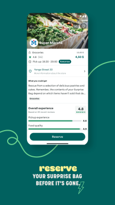 Скриншот приложения Too Good To Go - №3