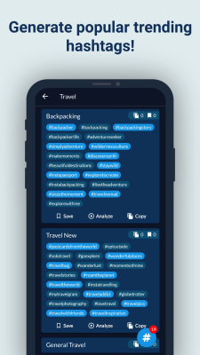 Скриншот приложения Hashtags AI - №5