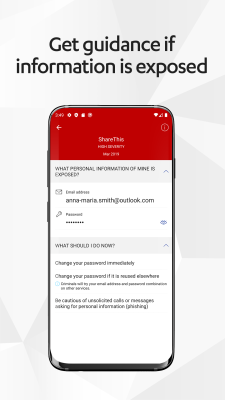 Скриншот приложения F-Secure ID PROTECTION - №4