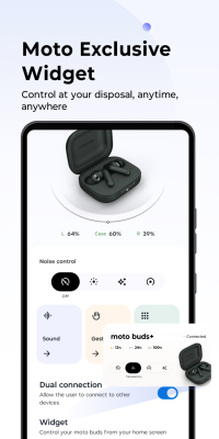 Скриншот приложения Moto Buds - №2