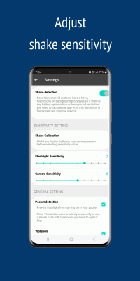 Скриншот приложения Shake Flashlight & Camera - №3