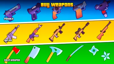 Скриншот приложения Gangs Wars: Pixel Shooter RP - №3