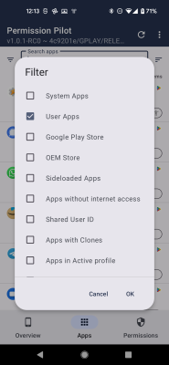 Скриншот приложения Permission Pilot - №6