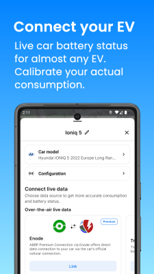 Скриншот приложения A Better Routeplanner (ABRP) - №5