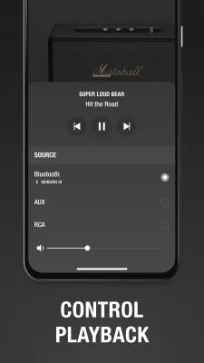 Скриншот приложения Marshall Bluetooth - №3