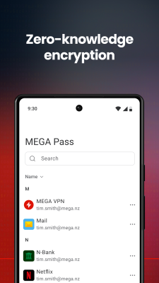 Скриншот приложения MEGA Pass Password Manager - №5