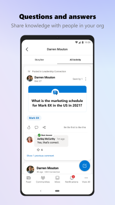 Скриншот приложения Viva Engage - №5