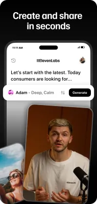 Скриншот приложения ElevenLabs: AI Voice Generator - №4