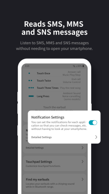 Скриншот приложения LG TONE Free - №5