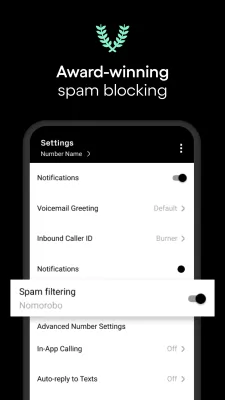 Скриншот приложения Burner: 2nd Phone Number Line - №4