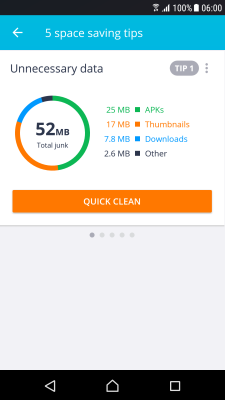Скриншот приложения AVG Cleaner Lite - №3