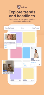 Скриншот приложения Publer: Social Media Tools - №6