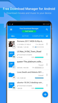 Скриншот приложения Free Download Manager - FDM - №1