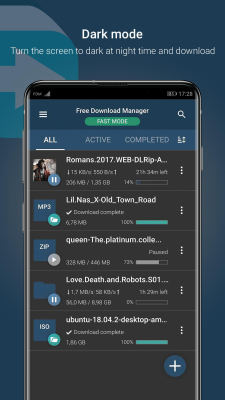 Скриншот приложения Free Download Manager - FDM - №3