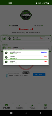 Скриншот приложения MTM Tunnel Lite - №3