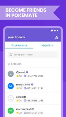Скриншот приложения PokeMate - №3