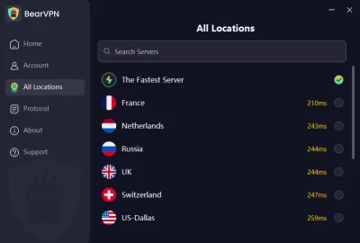 Скриншот приложения BearVPN - №3