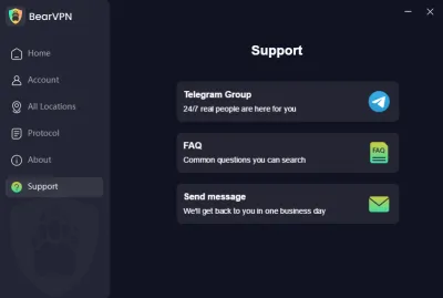 Скриншот приложения BearVPN - №6