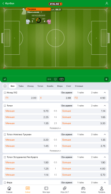 Скриншот приложения Винлайн - №3