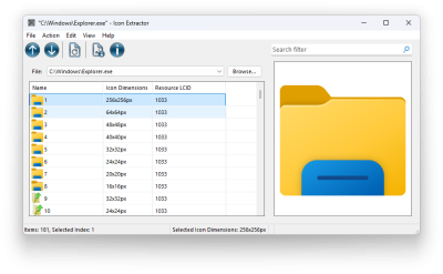 Скриншот приложения Icon Extractor - №1