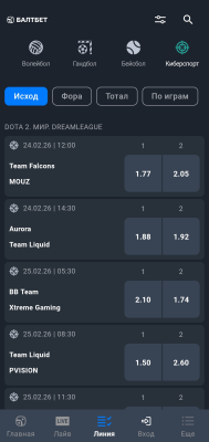 Скриншот приложения Балтбет - №6