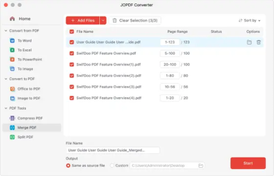 Скриншот приложения JOPDF для Mac - №5