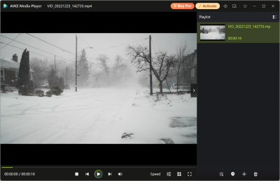 Скриншот приложения AWZ Media Player - №1