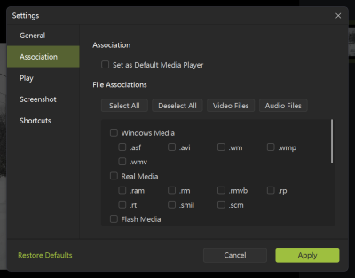 Скриншот приложения AWZ Media Player - №5