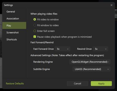 Скриншот приложения AWZ Media Player - №6