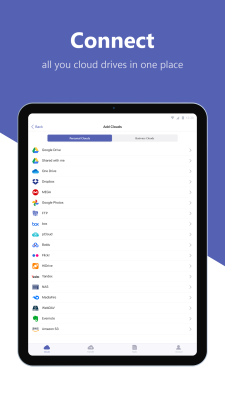 Скриншот приложения MultCloud - №3