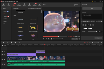 Скриншот приложения MiniTool MovieMaker Free - №3