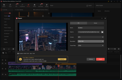 Скриншот приложения MiniTool MovieMaker Free - №5