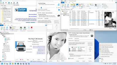 Скриншот приложения Fax Voip T.38 Console - №1