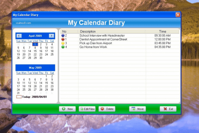 Скриншот приложения My Calendar Diary - №1