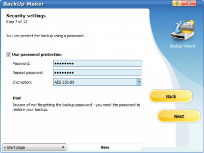 Скриншот приложения BackUp Maker - №6