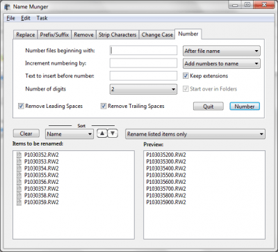 Скриншот приложения Name Munger - №6