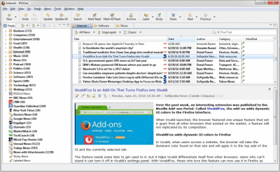 Скриншот приложения RSSOwl - №4