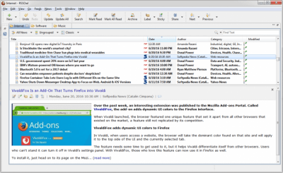 Скриншот приложения RSSOwl - №5