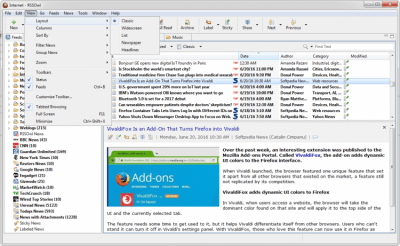 Скриншот приложения RSSOwl - №6