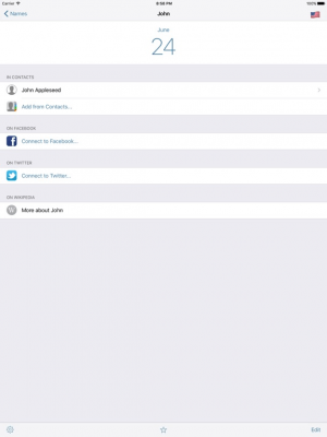Скриншот приложения Name-days - №5
